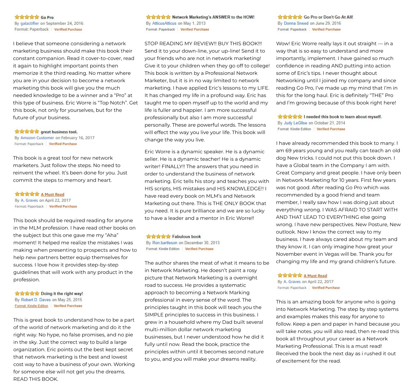amazon reviews